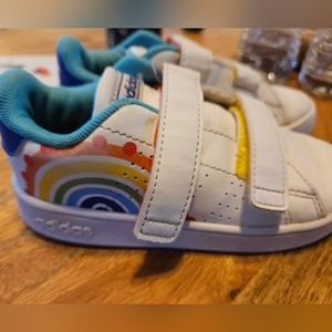 Size 9 Adidas Rainbow sneakers